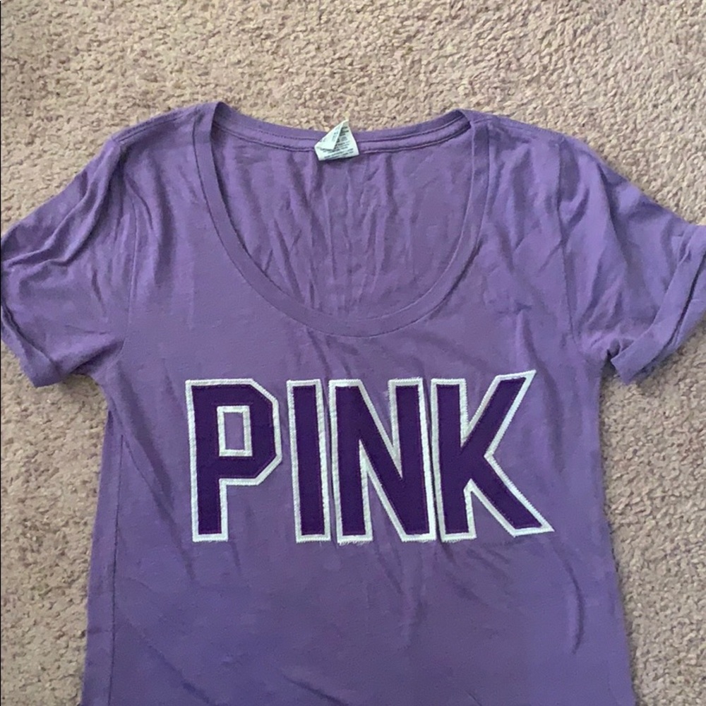 Victoria’s Secret pink shirt